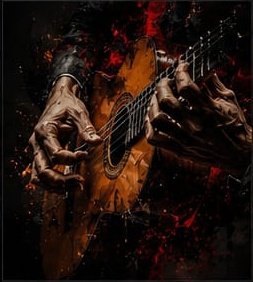Diseño Mano y Guitarra