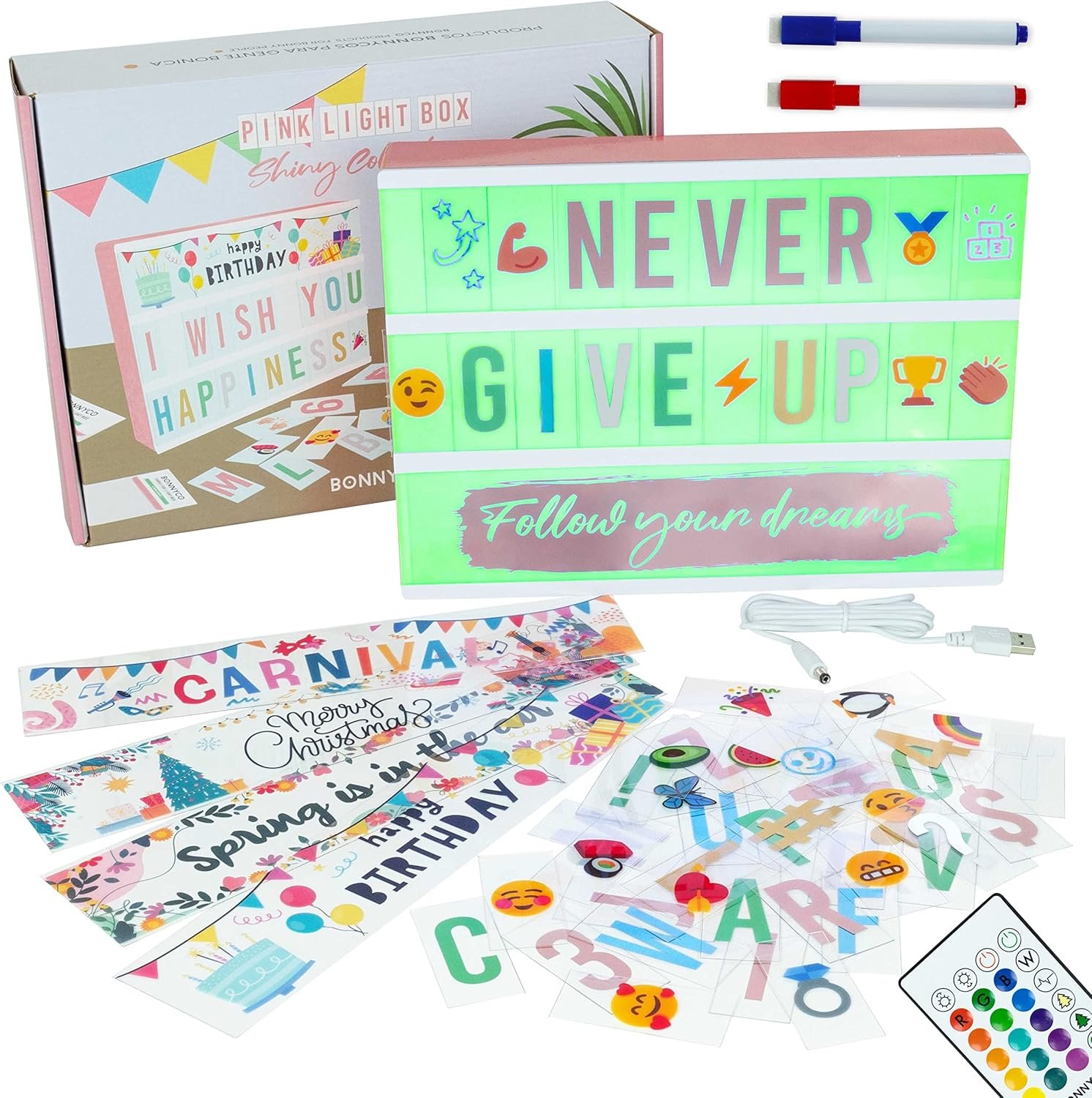 Caja de luz LED personalizada