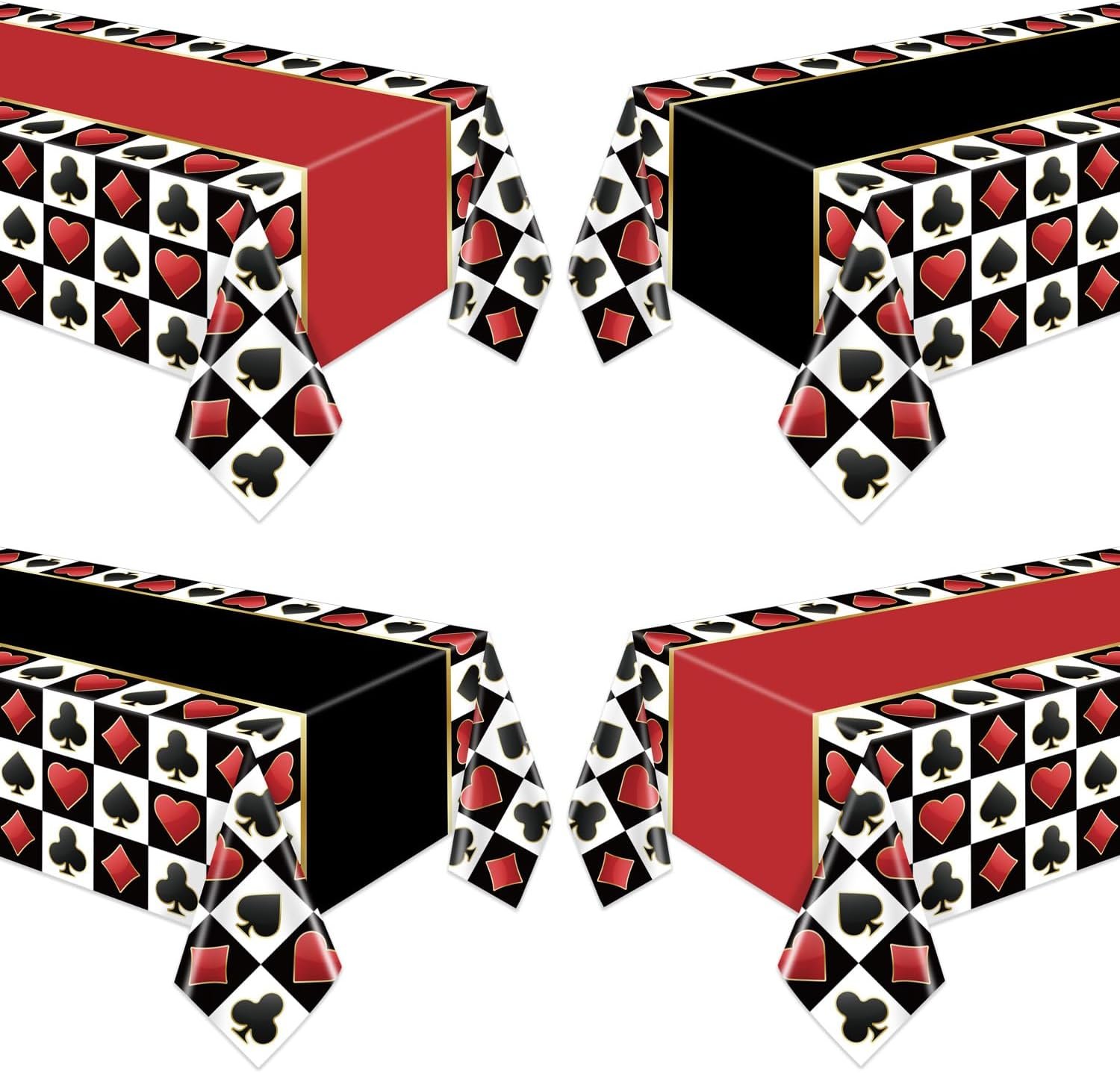 Manteles para fiesta temática de casino