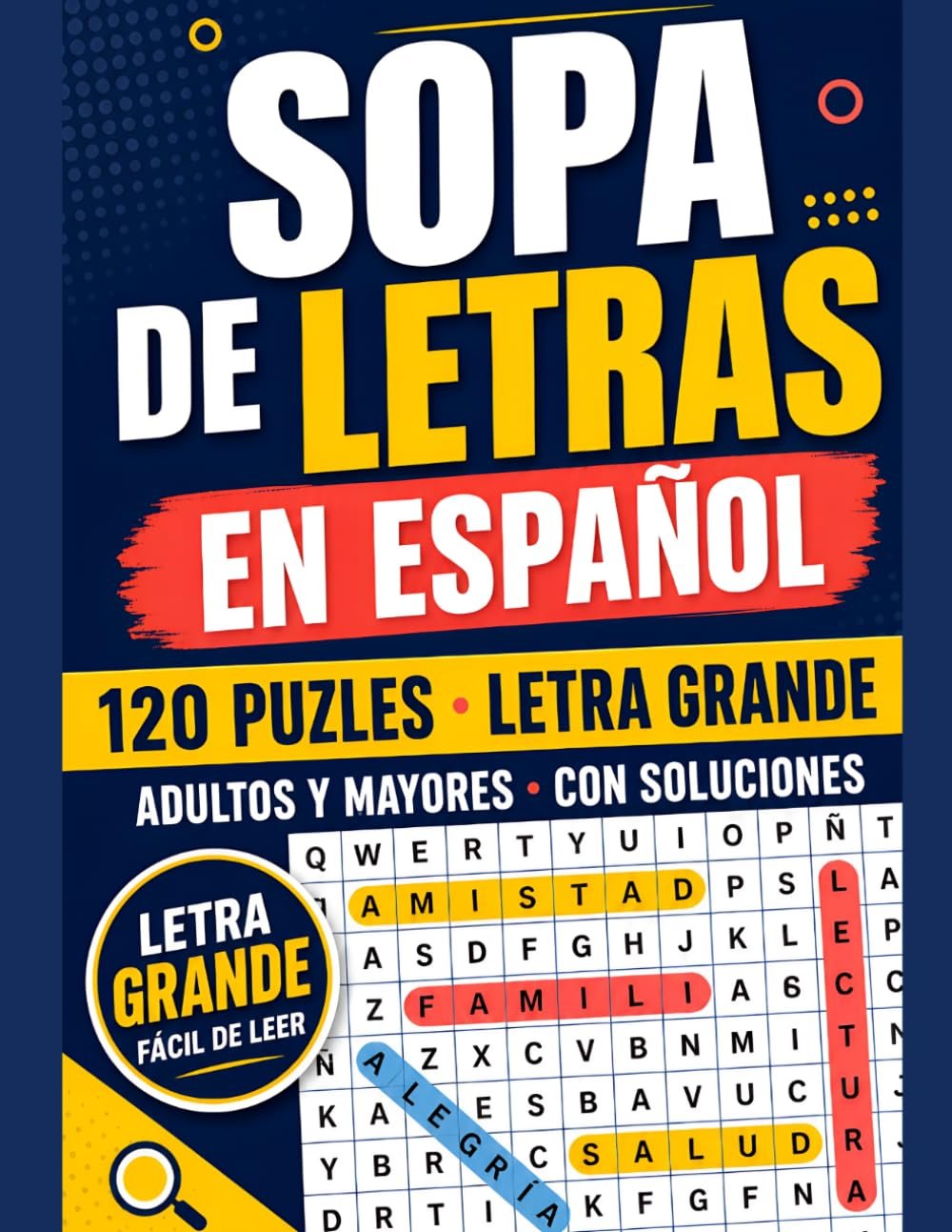 Sopa de Letras en Español para Adultos y Mayores